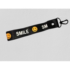  Cloth Keychain Smile Black